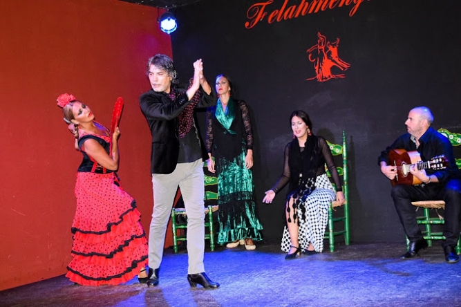 Espectáculo flamenco en El Rompido